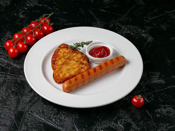 Food Box - Хашбраун с сосиской