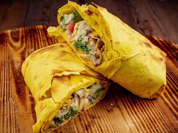 Pizza Hub - Шаверма с овощами и креветкой