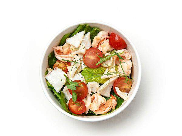 Бык Дэйли - Салат Боул с морепродуктами