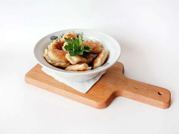 Вареничная №9 - Вареники жареные из трех видов мяса