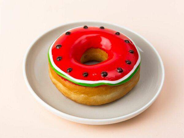 Пончиковая - Пончик глазированный Арбуз
