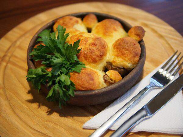 Хачапурная №5 - Грибы жареные с сыром