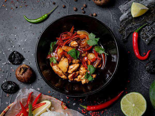 Spicy Band - Курица в кисло-сладком соусе