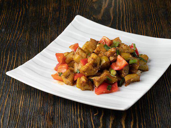 Кунгфу - Теплый салат из баклажан