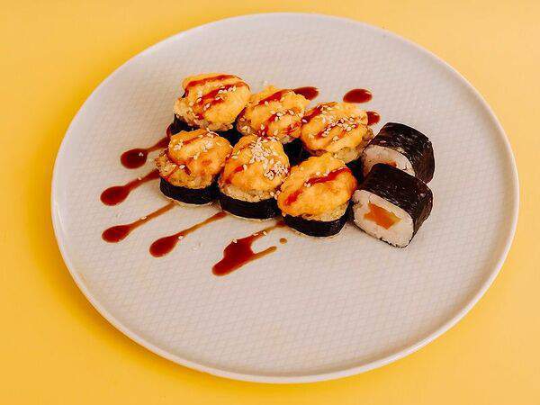 Важная Рыба - Запеченный ролл с лососем