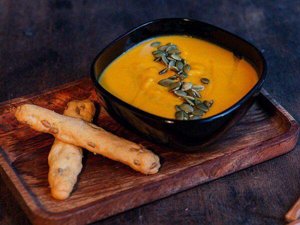 Между нами булочками - Тыквенный суп