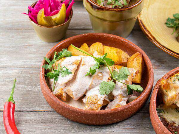 Грузинское кафе Ван Гоги - Цыпленок в имбирном соусе