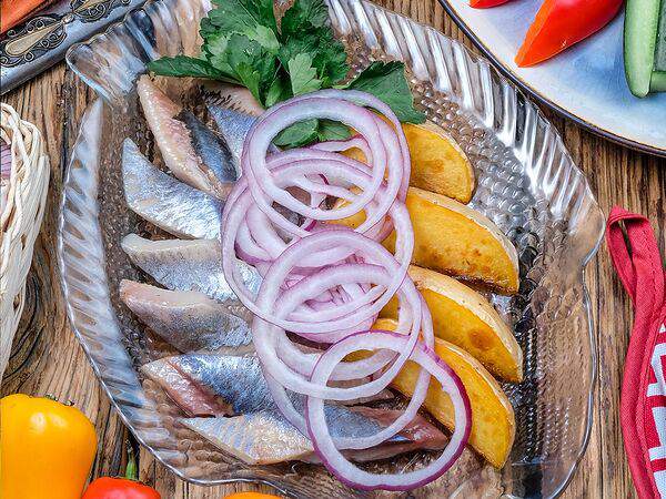 Хачапури тётушки Марико - Селедочка с картофелем