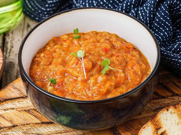 Пряности & Радости - Икра из грунтовых баклажанов с хрустящим багетом