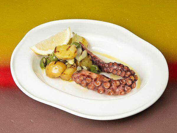 МА: Грузия + Италия - Осьминог на гриле с беби картофелем