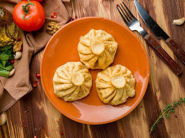 Джигари - Хинкали жареные с грибами