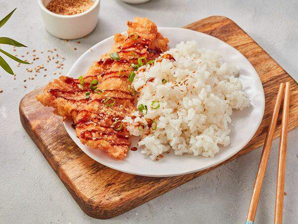 Dобрые суши - Лосось тонкацу с рисом