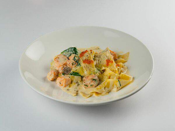 Skzk Rest - Паппарделле с лососем