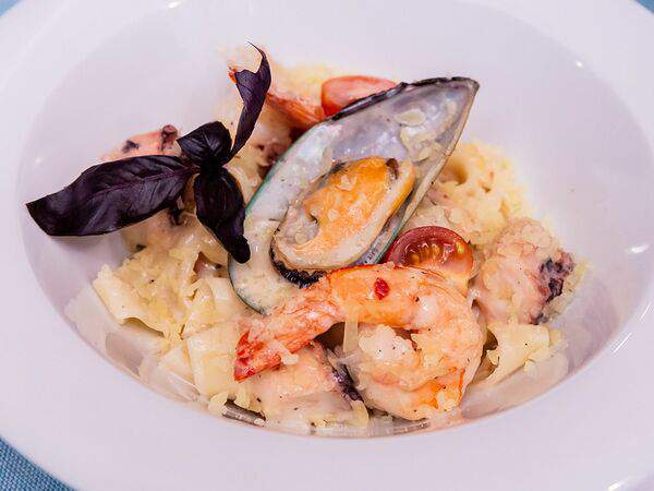 Акварель - Паста с морепродуктами