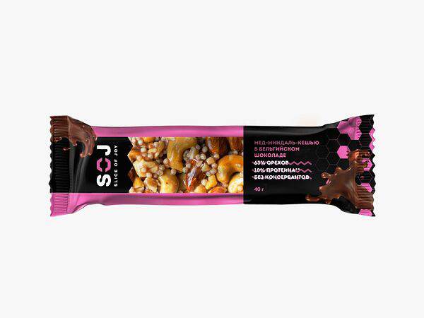 Western coffee - Ореховый батончик Мед-миндаль-кешью