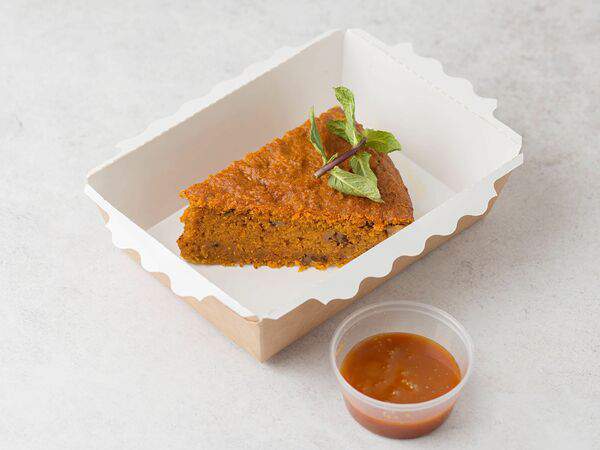 Веган великан - Морковный пирог с кокосовой карамелью