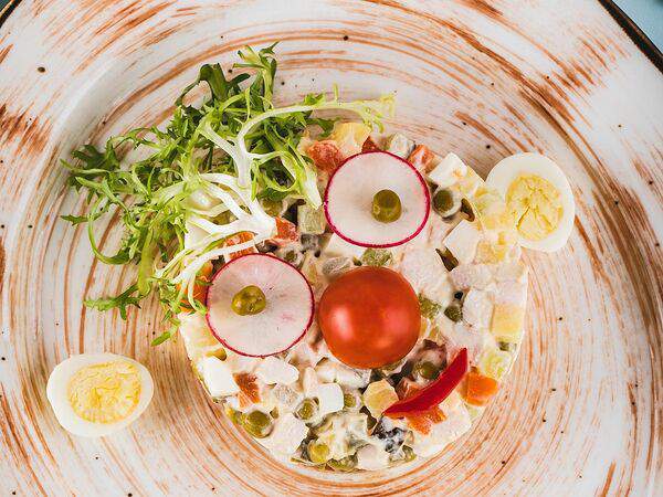 Jesstaurant - Оливье с цыпленком