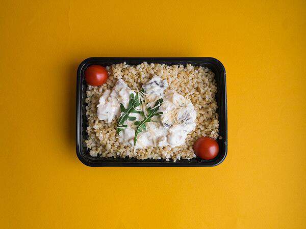 Кухня - Булгур с курицей и грибами