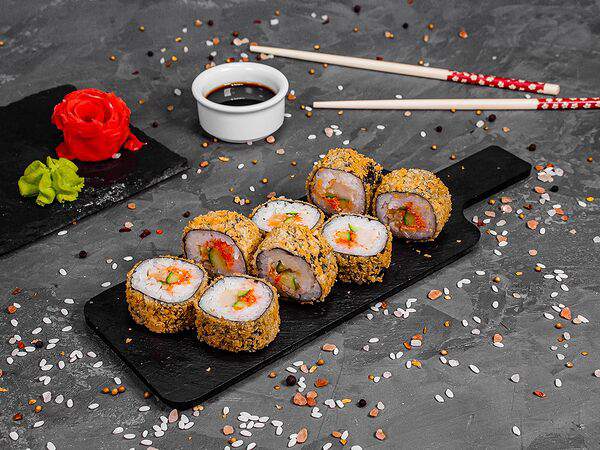 Суши-пати - Горячая Калифорния с лососем