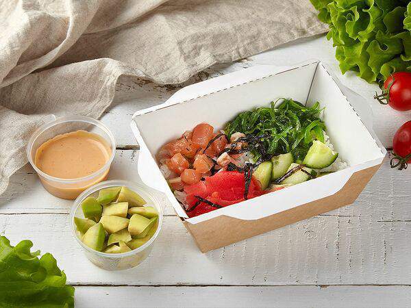 Печь & ланч - Поке с лососем