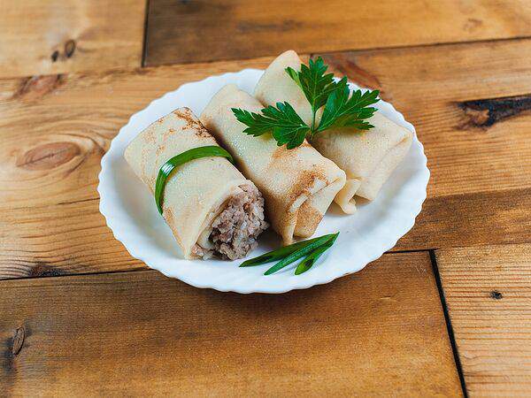 Сковородка - Блинчик с мясом и рисом