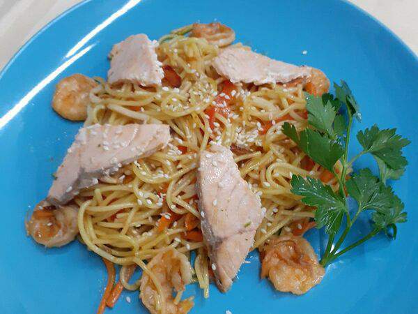 Aquarela Family - Удон с морепродуктами