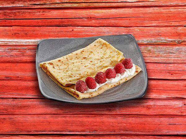 Русские блины - Блин Малина со сметаной