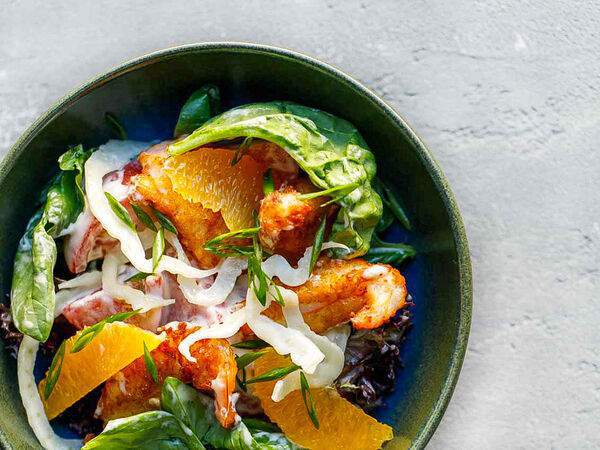 Luka Pizza - Салат с креветками по-сицилийски