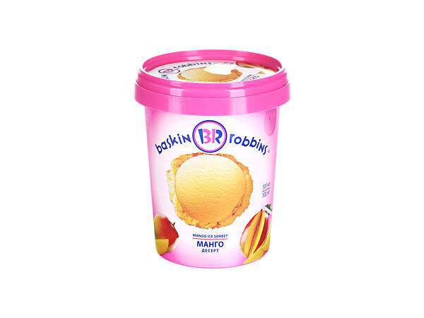 Баскин Роббинс, мороженое - Пинта Манго сорбет