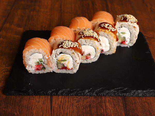 Hanami - Ролл Дуэт Унаги-Самон