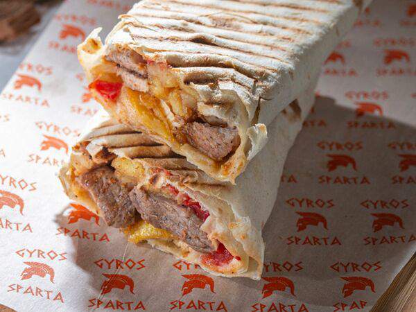 Гирос SPARTA - Гирос со свининой в лавашеXL
