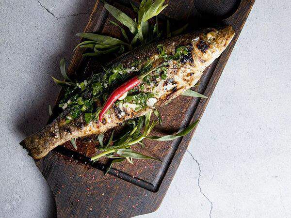 Brazeiro - Сибас на мангале