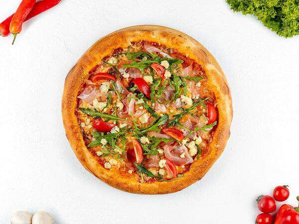 PizzBurg - Пицца от Шеф-Повара с пармой, руколой и сыром Дор Блю