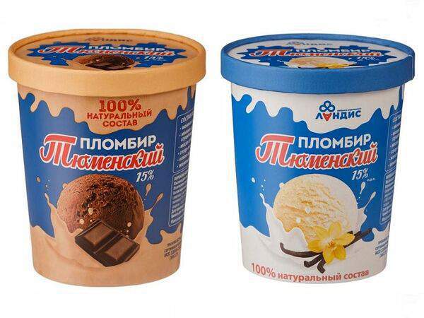 Тюменский пломбир - Микс Ведро Тюменский пломбир ванильный и шоколад