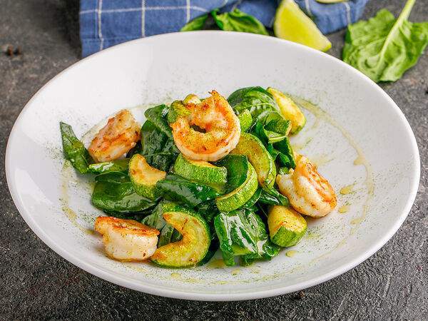 Стейк By Steak - Салат с креветками и кабачками