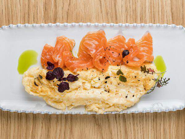 Milovita - Французский омлет с лососем