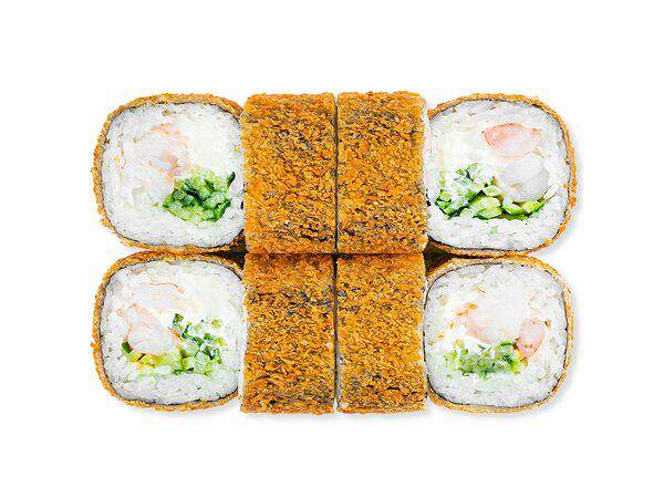 Белый рис - Эби темпура