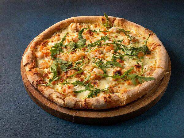 Pasta Uno - С креветками, рукколой и моцареллой