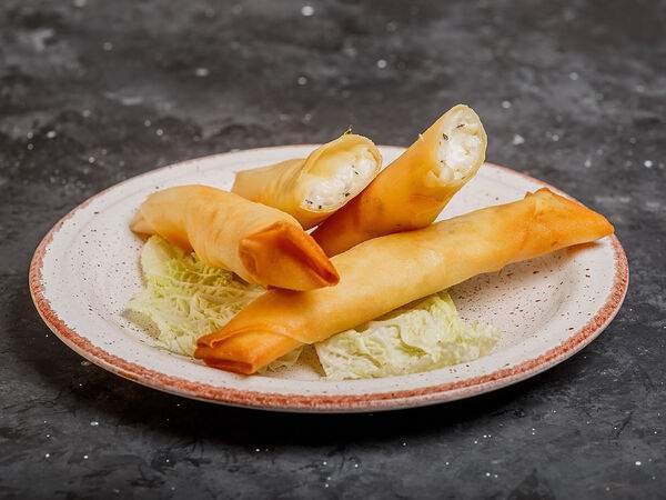 Библос - Спринг-ролл c сыром и мятой