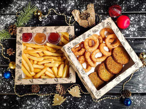 BulbaFrites - Новогодний фуд-бокс Вегетарианский