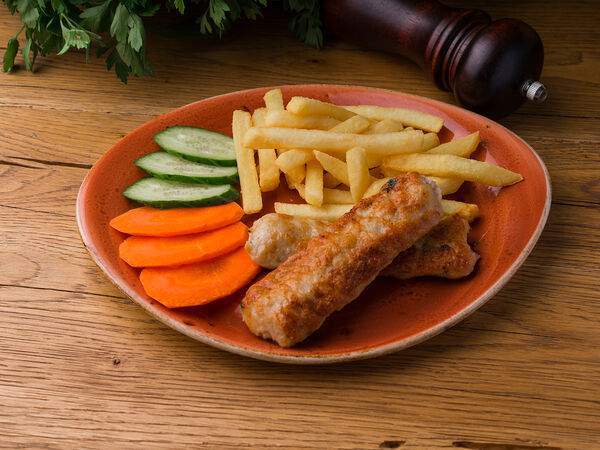 Пиноккио Djan - Котлеты куриные с фри