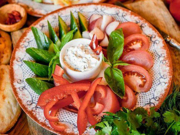 Чучвара, мангал и печи - Ассорти овощей