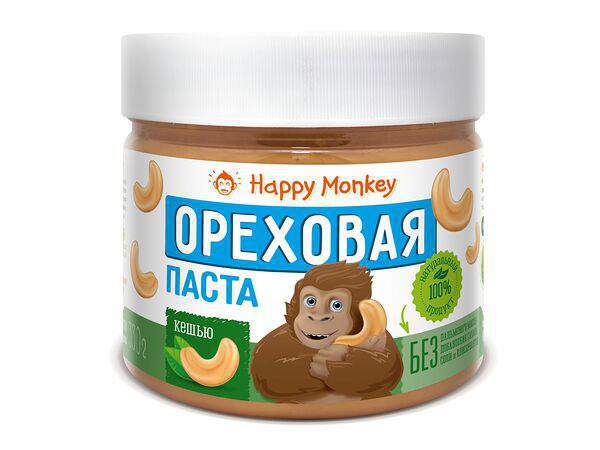 Happy monkey - Ореховая паста кешью