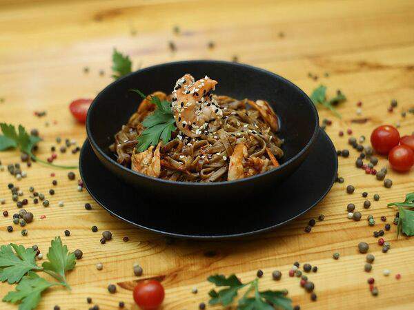 Happyx Cafe - Соба с тигровыми креветками