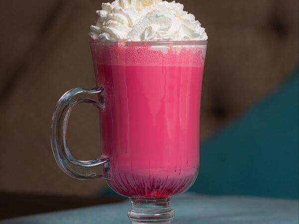 Акварель - Милкшейк карамельный