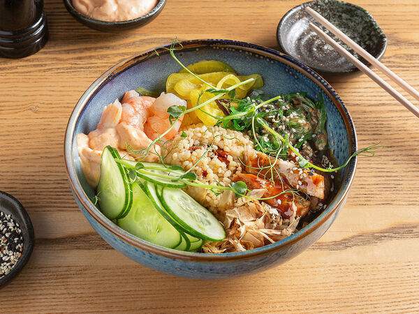 Delimeal Food Factory - Боул Полосатый рейс