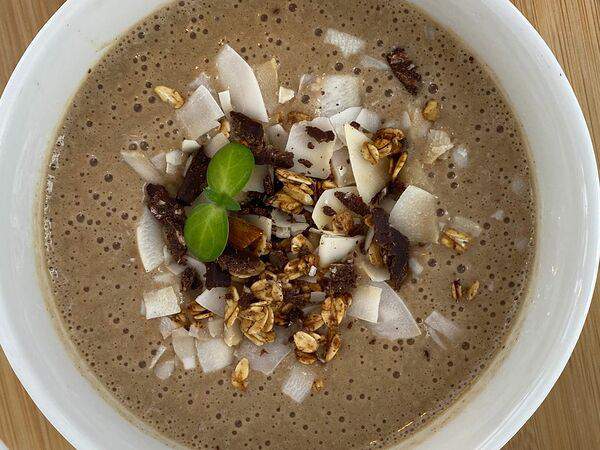 Natura Матча-бар - Шоколад Арахис смузи боул