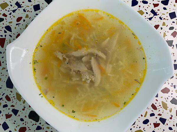 Домашняя кухня - Суп куриный с вермишелью