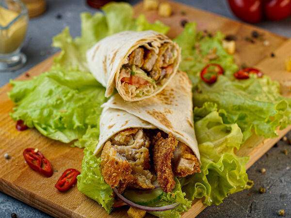 Царь Бургер - Цезарь-ролл с курицей