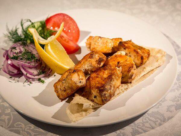 Корчма Диканька - Шашлык из рыбы лососевых пород